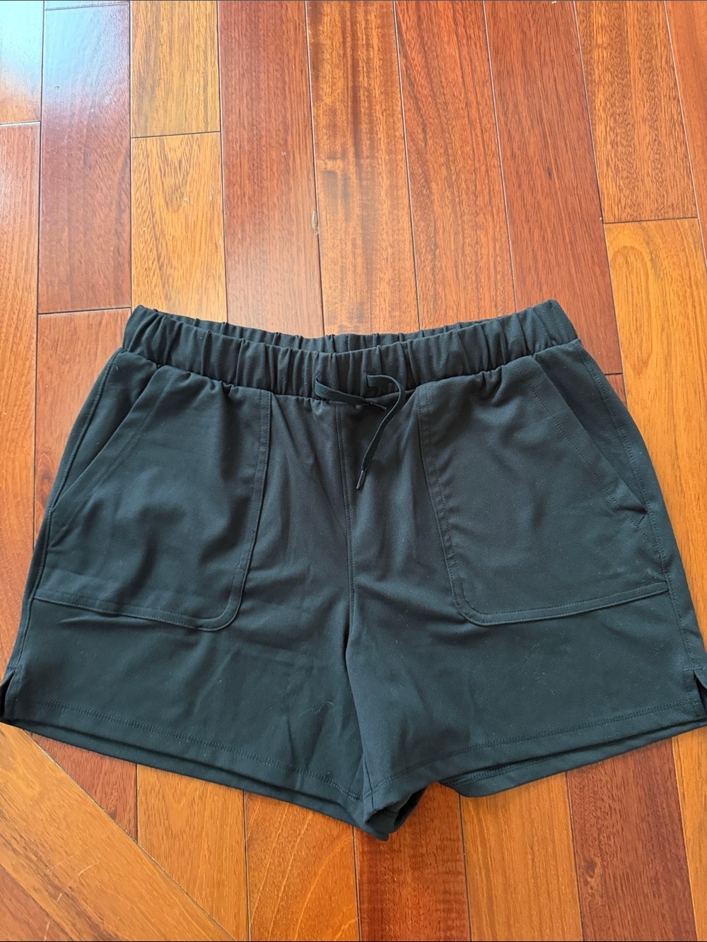 RBX Black Athletic Drawstring Pocket Shorts
